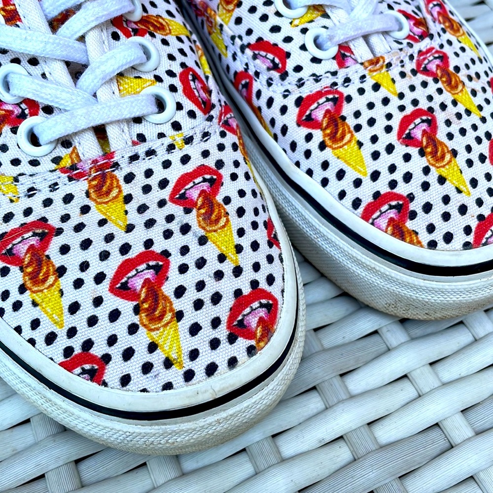 Vans x Kendra Dandy “I Scream” Ice Cream Sneakers Women’s 6 - Picture 10 of 10